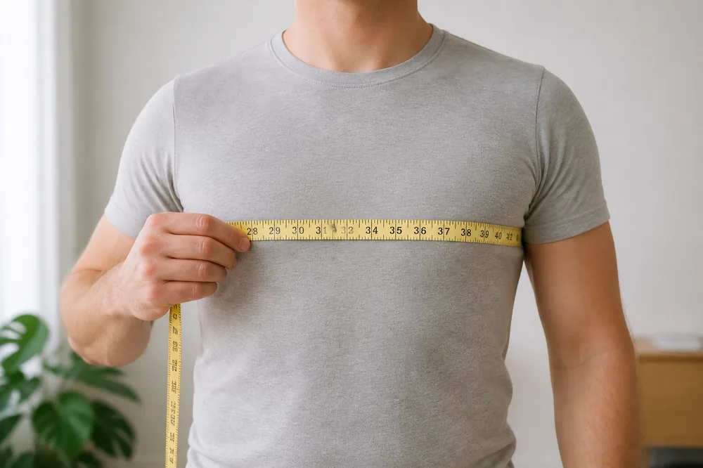 How to measure chest and waist for a generic clothing size chart
